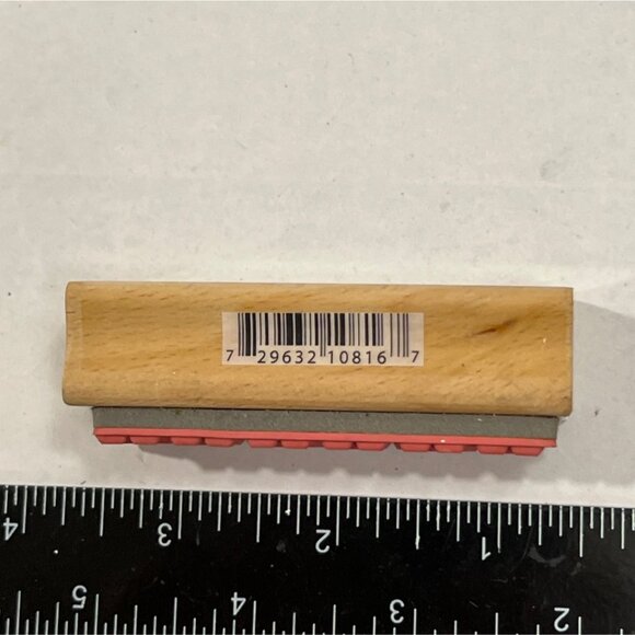 RARE Skeleton Rubber Stamp By Hampton Art & Lynette Anderson Taylor Halloween - Picture 4 of 4